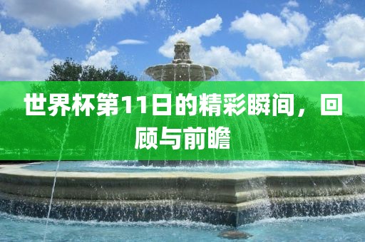 世界杯第11日的精彩瞬间，回顾与前瞻