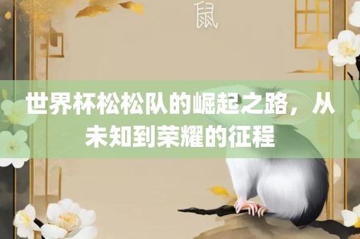 世界杯松松队的崛起之路，从未知到荣耀的征程