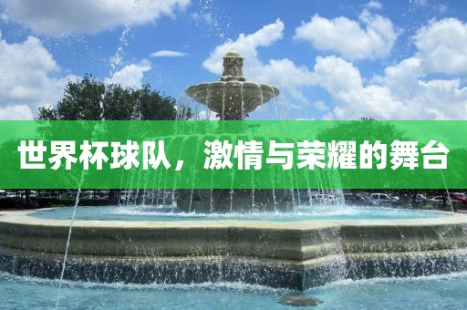 世界杯球队，激情与荣耀的舞台