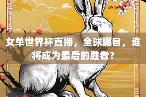 女单世界杯直播，全球瞩目，谁将成为最后的胜者？