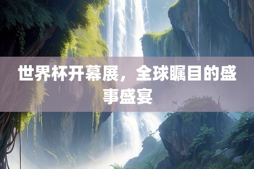 世界杯开幕展，全球瞩目的盛事盛宴