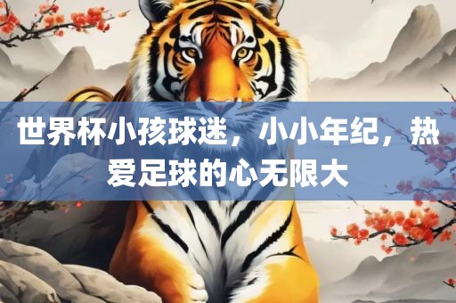 世界杯小孩球迷，小小年纪，热爱足球的心无限大