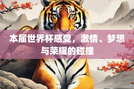 本届世界杯感受，激情、梦想与荣耀的碰撞