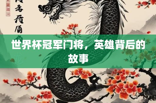 世界杯冠军门将，英雄背后的故事