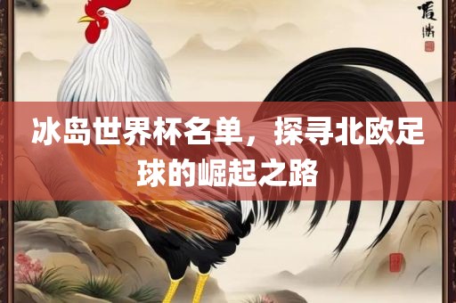 冰岛世界杯名单，探寻北欧足球的崛起之路