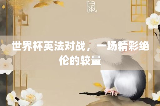 世界杯英法对战，一场精彩绝伦的较量