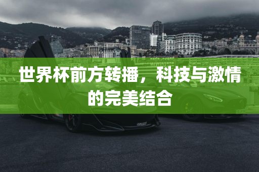 世界杯前方转播，科技与激情的完美结合
