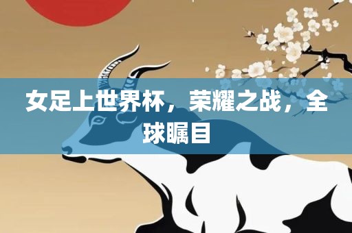女足上世界杯，荣耀之战，全球瞩目