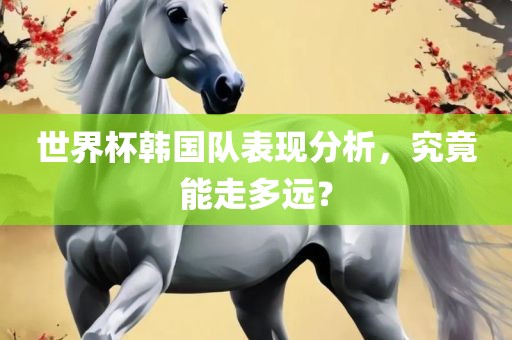 世界杯韩国队表现分析，究竟能走多远？